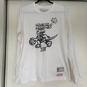 Mitchell & Ness White Graphic T-Shirt